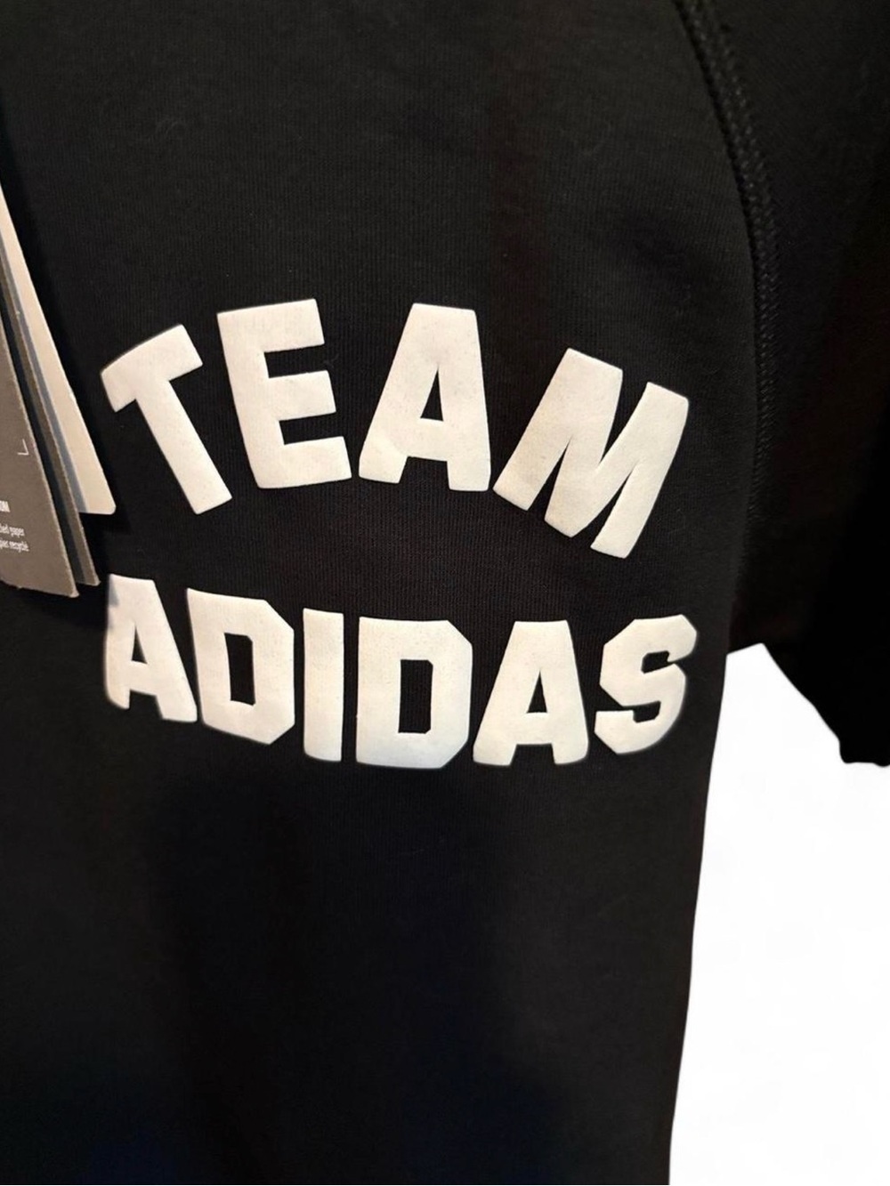 adidas Black TEAM ADIDAS Pullover Sweatshirt - Picture 4 of 7